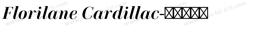 Florilane Cardillac字体转换